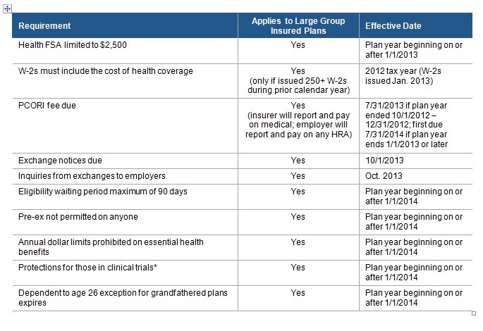 Large Group Insured Plans