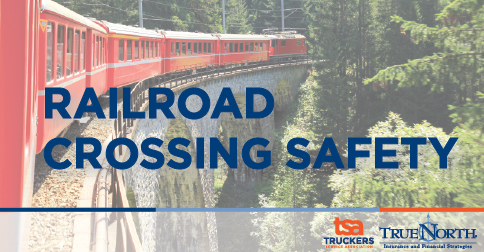 Railroad crossing safety tips