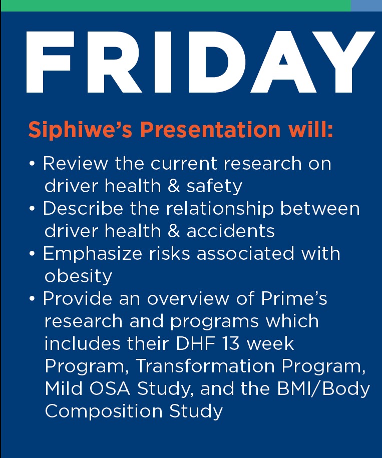 Siphiwe's Presentation: Truck Driver Fitness and Health